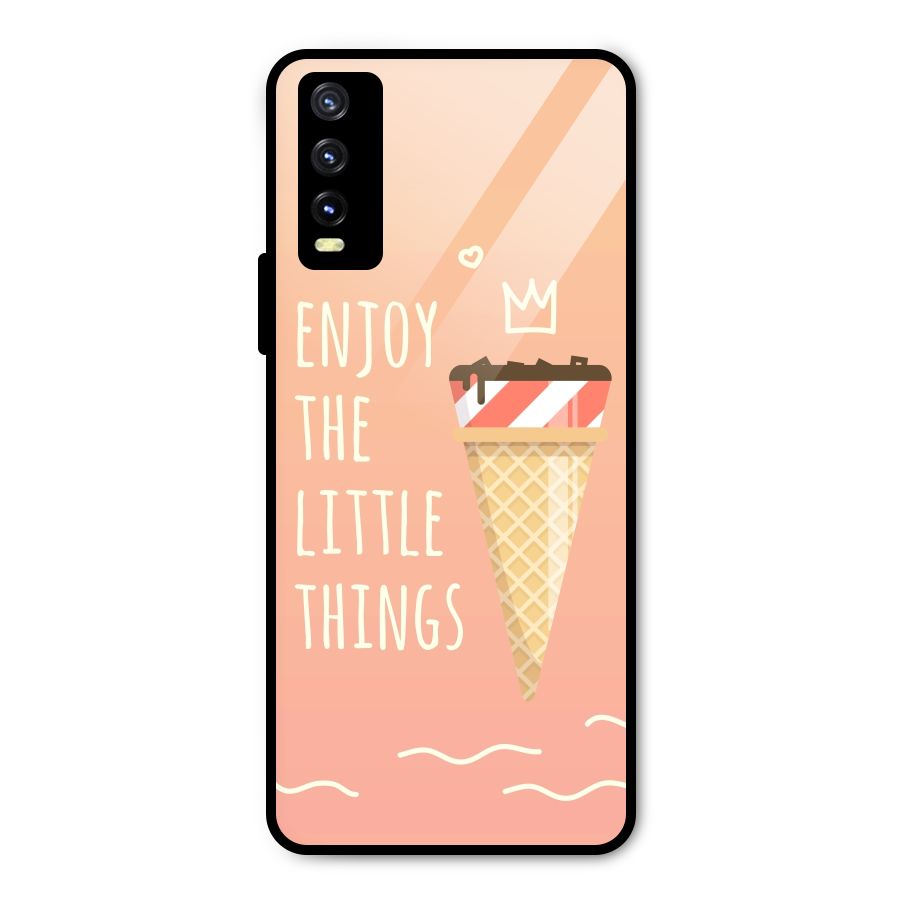 Enjoy the Little Things Metal Back Case for Vivo Y20
