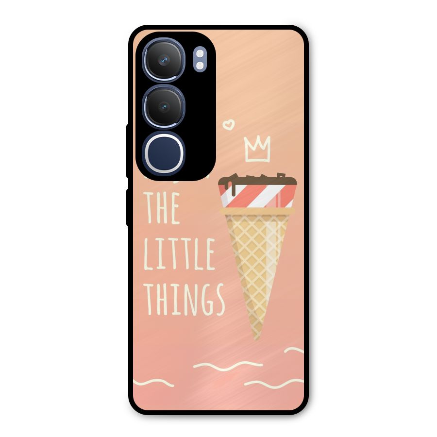Enjoy the Little Things Metal Back Case for Vivo Y29