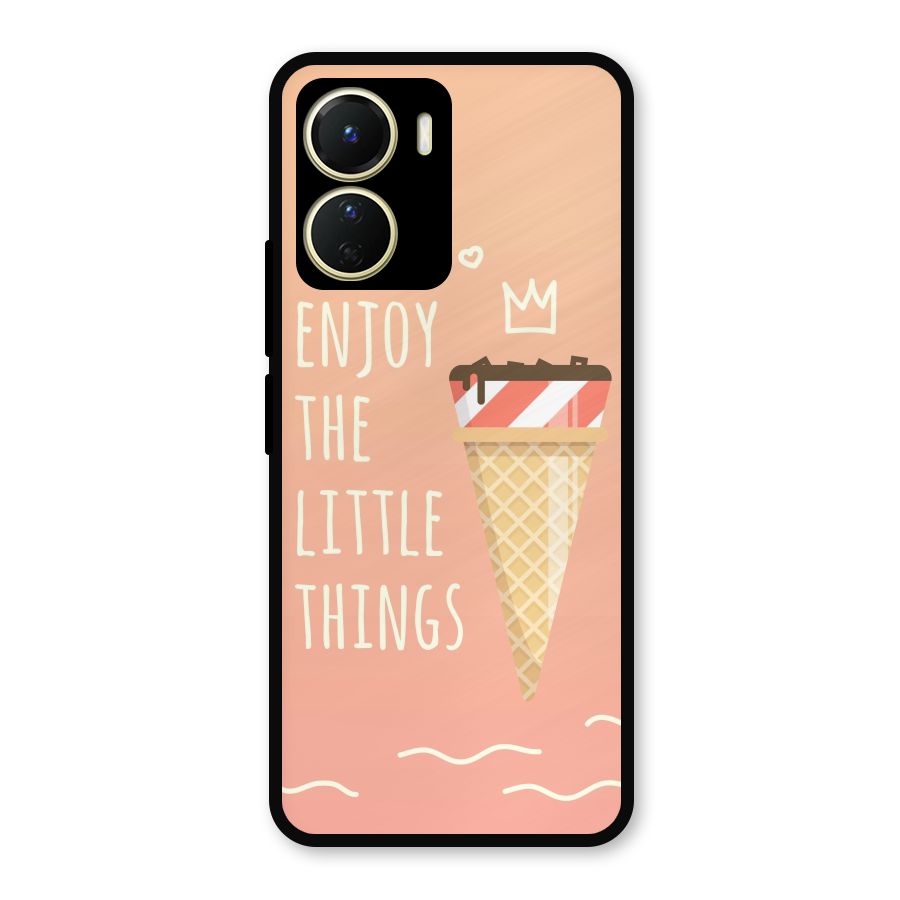 Enjoy the Little Things Metal Back Case for Vivo Y56