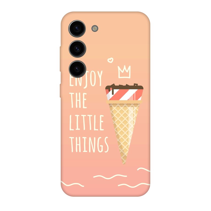 Enjoy the Little Things Original Polycarbonate Back Case for Galaxy S23