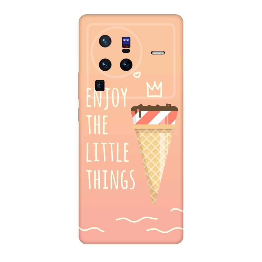 Enjoy the Little Things Original Polycarbonate Back Case for Vivo X80