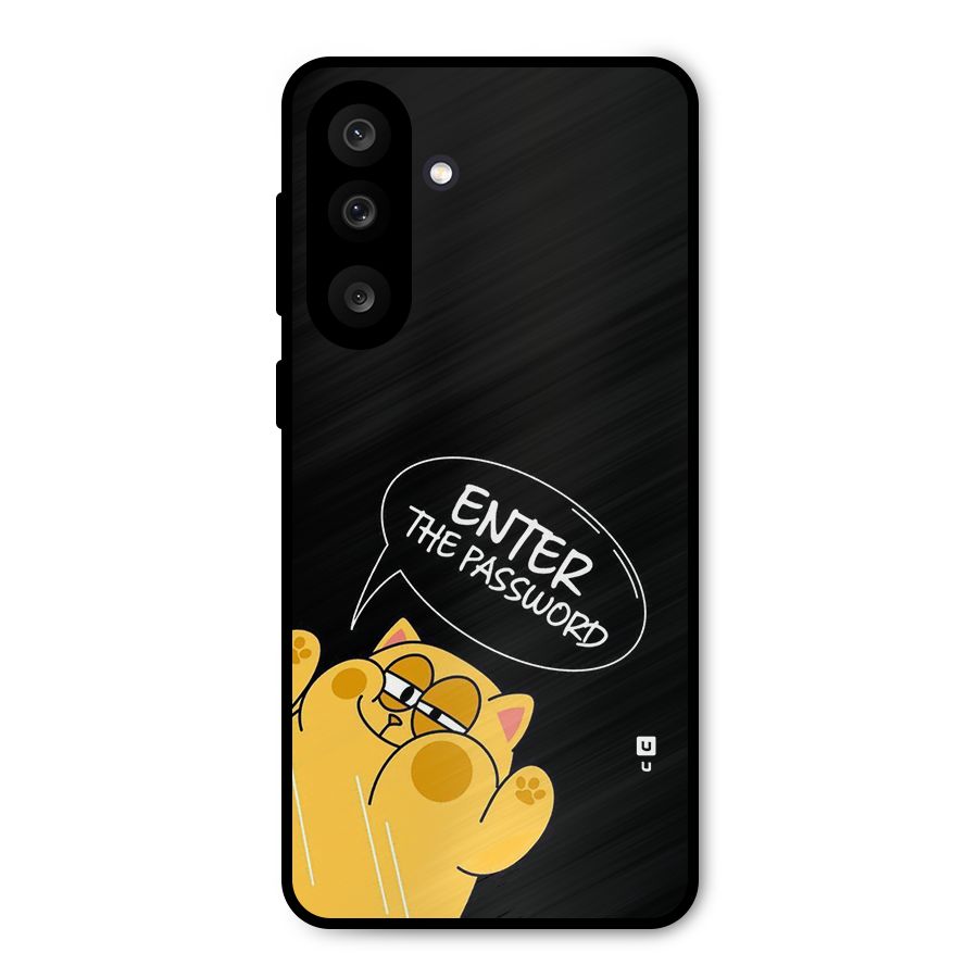 Enter The Password Metal Back Case for Galaxy M56