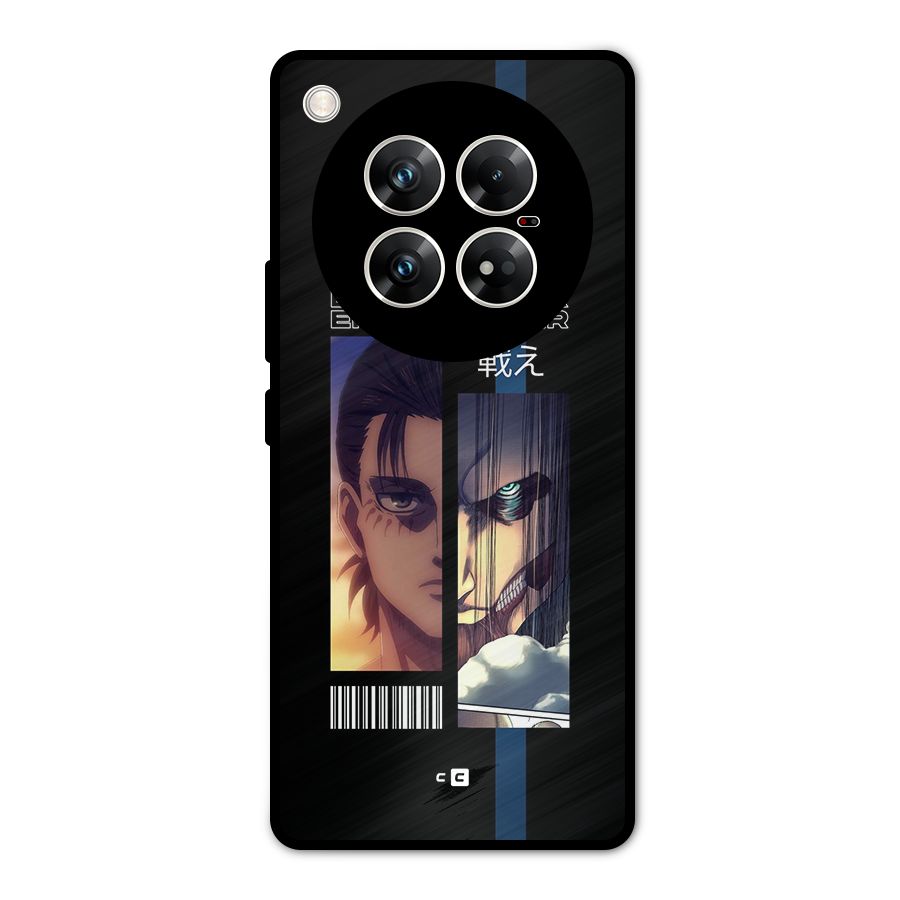 Eren Yeager Angry Metal Back Case for Infinix Zero 40 5G