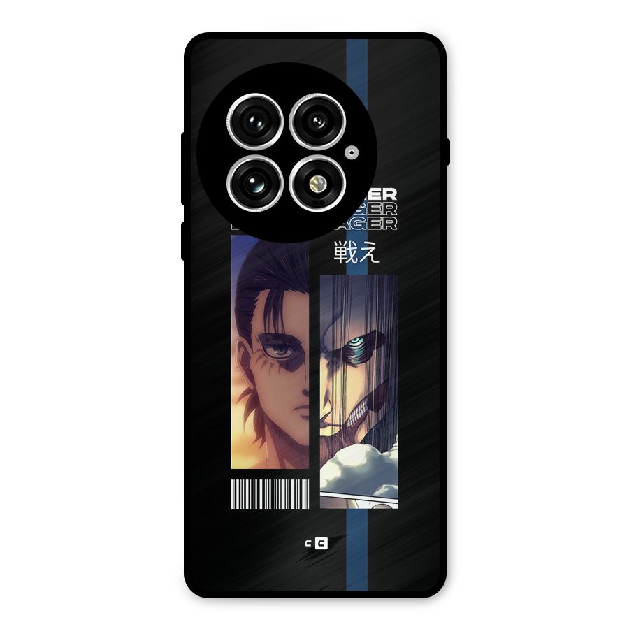 Eren Yeager Angry Metal Back Case for OnePlus 13