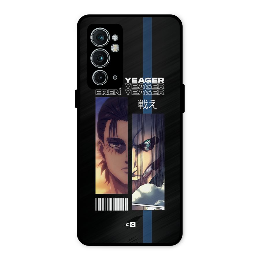 Eren Yeager Angry Metal Back Case for OnePlus 9RT 5G