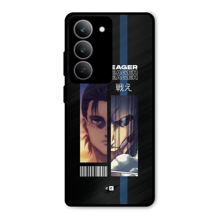 Eren Yeager Angry Metal Back Case for Realme 14x