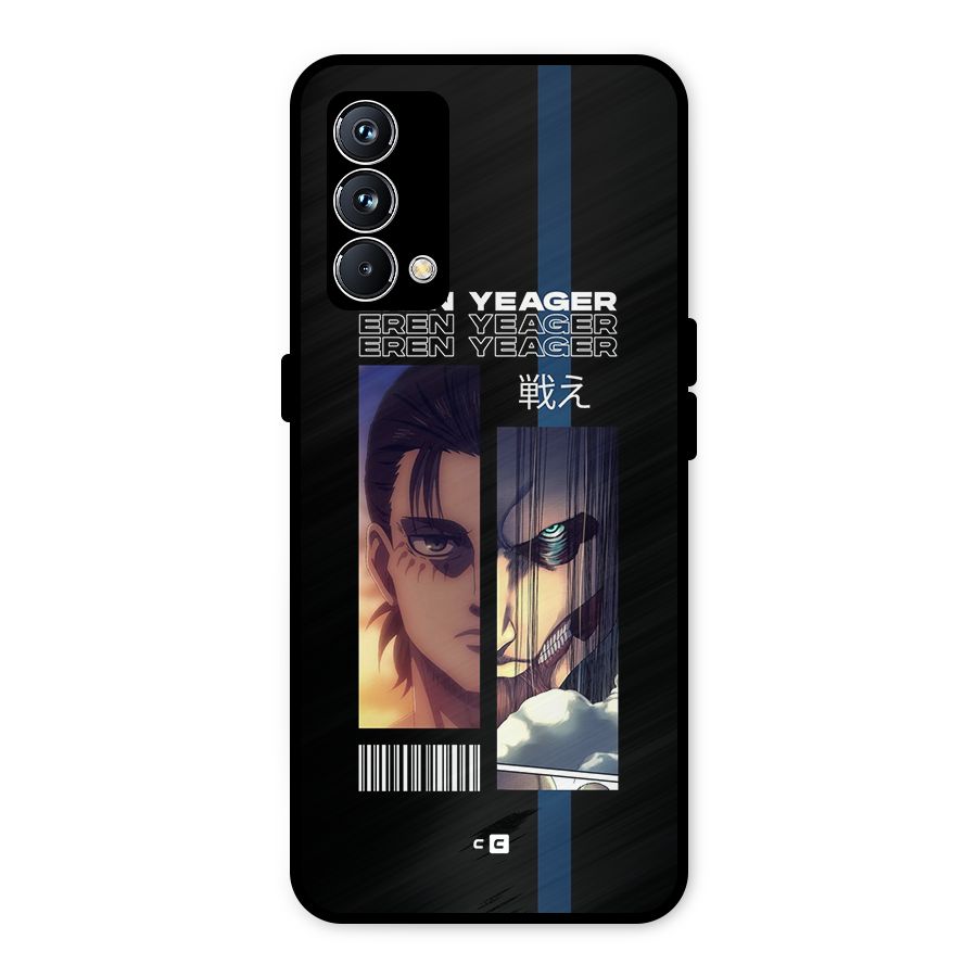 Eren Yeager Angry Metal Back Case for Realme GT Master Edition