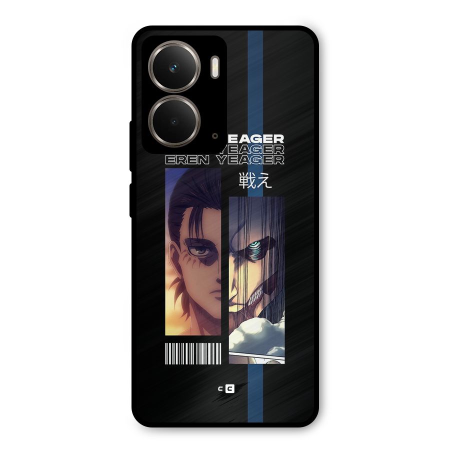 Eren Yeager Angry Metal Back Case for Realme P3