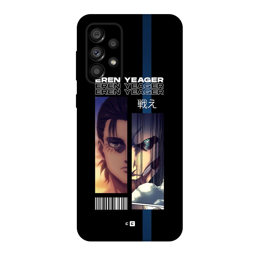 Eren Yeager Angry Original Polycarbonate Back Case for Galaxy A73 5G