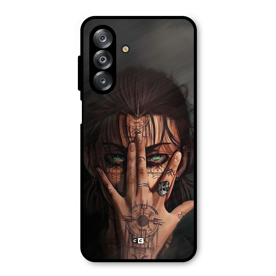 Eren Yeager Illustration Metal Back Case for Galaxy A26