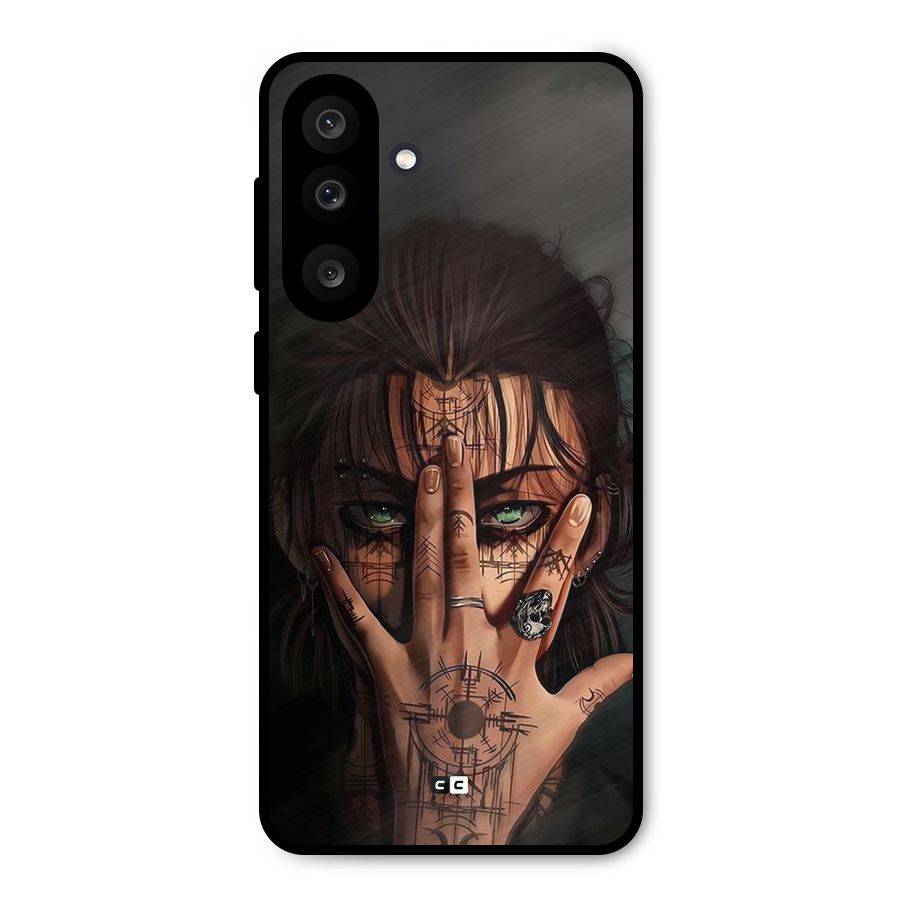 Eren Yeager Illustration Metal Back Case for Galaxy M56