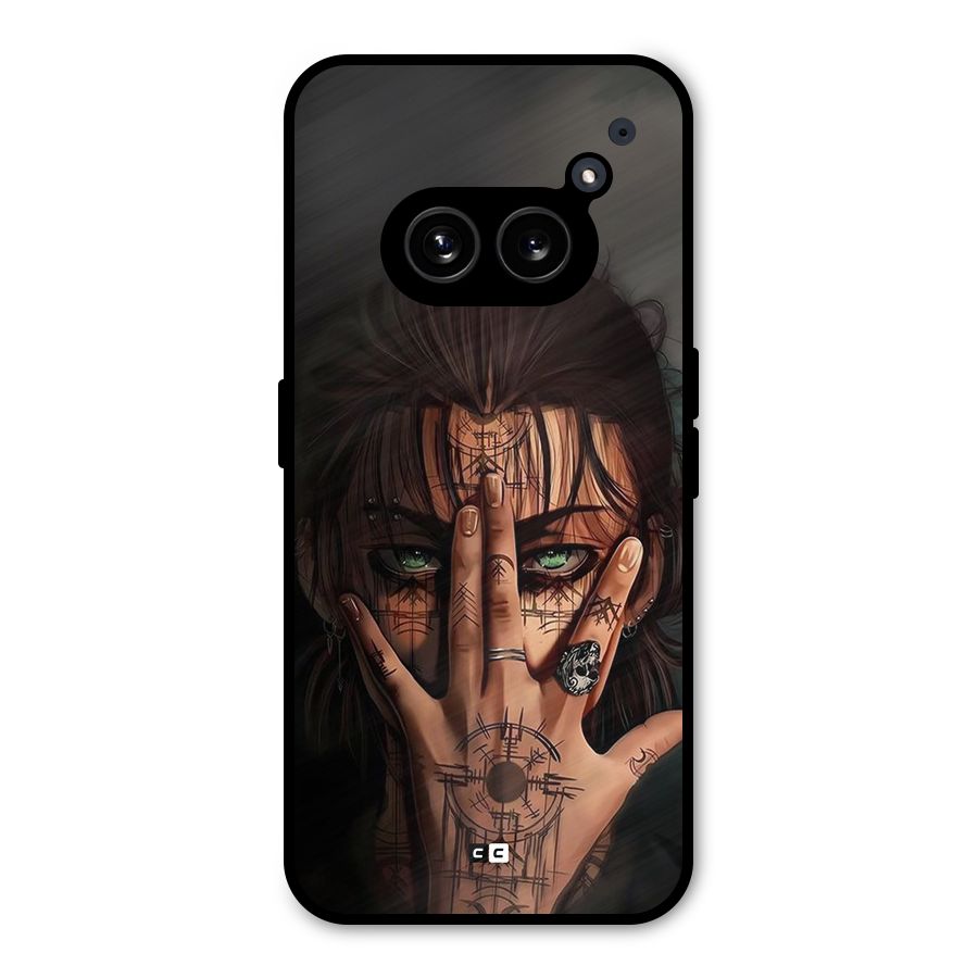 Eren Yeager Illustration Metal Back Case for Nothing Phone 2a