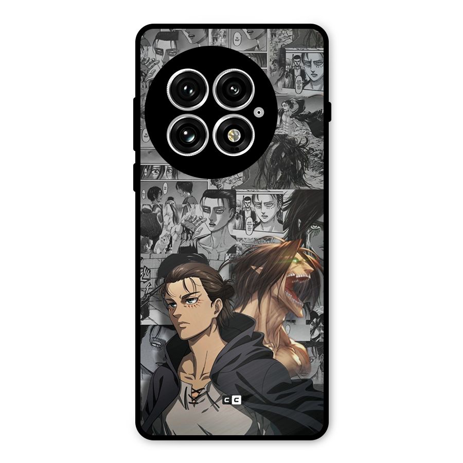 Eren Yeager Manga Metal Back Case for OnePlus 13