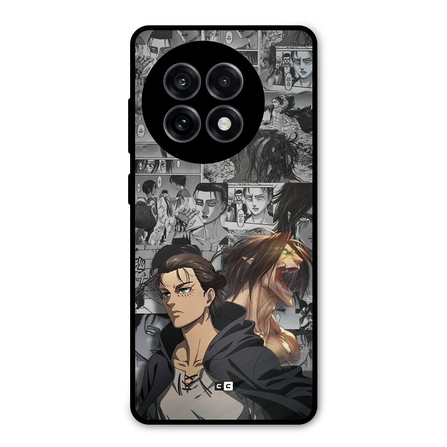 Eren Yeager Manga Metal Back Case for OnePlus 13R
