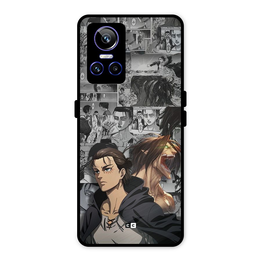 Eren Yeager Manga Metal Back Case for Realme GT Neo 3