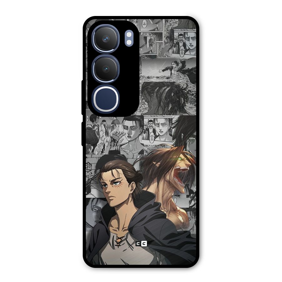 Eren Yeager Manga Metal Back Case for Vivo Y29