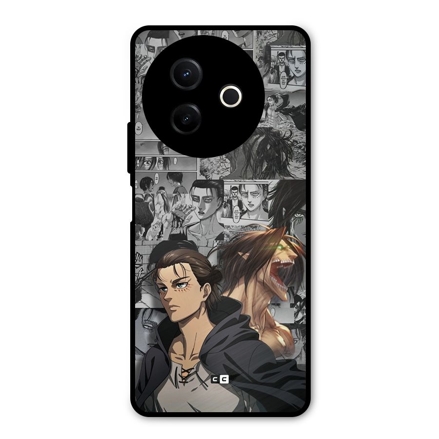 Eren Yeager Manga Metal Back Case for Vivo Y39