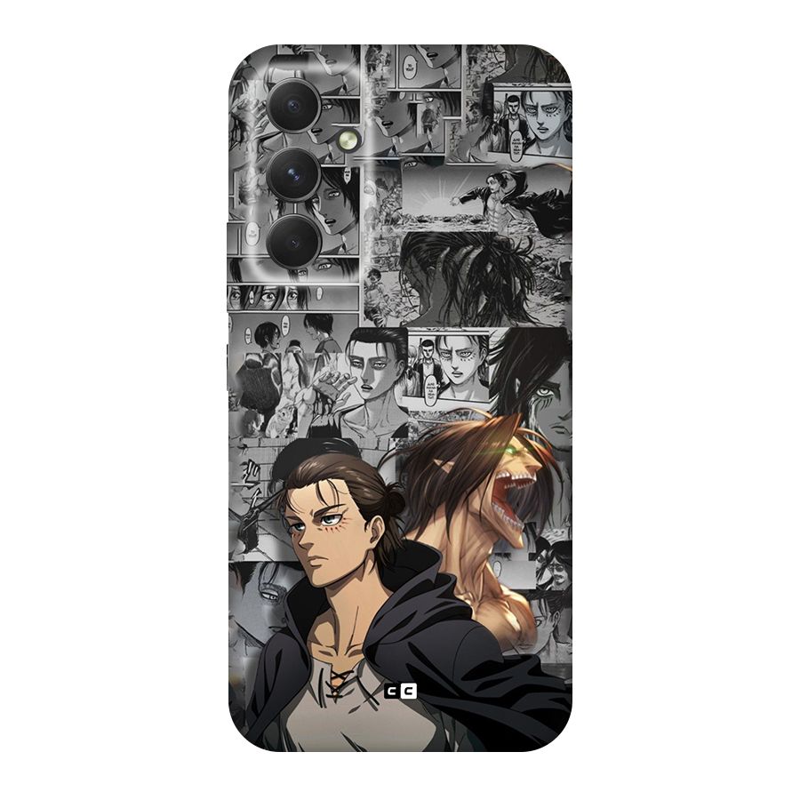 Eren Yeager Manga Original Polycarbonate Back Case for Galaxy A54