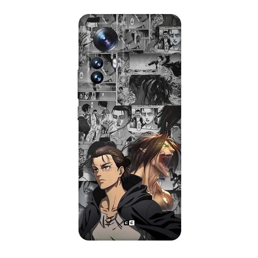 Eren Yeager Manga Original Polycarbonate Back Case for Xiaomi 12 Pro