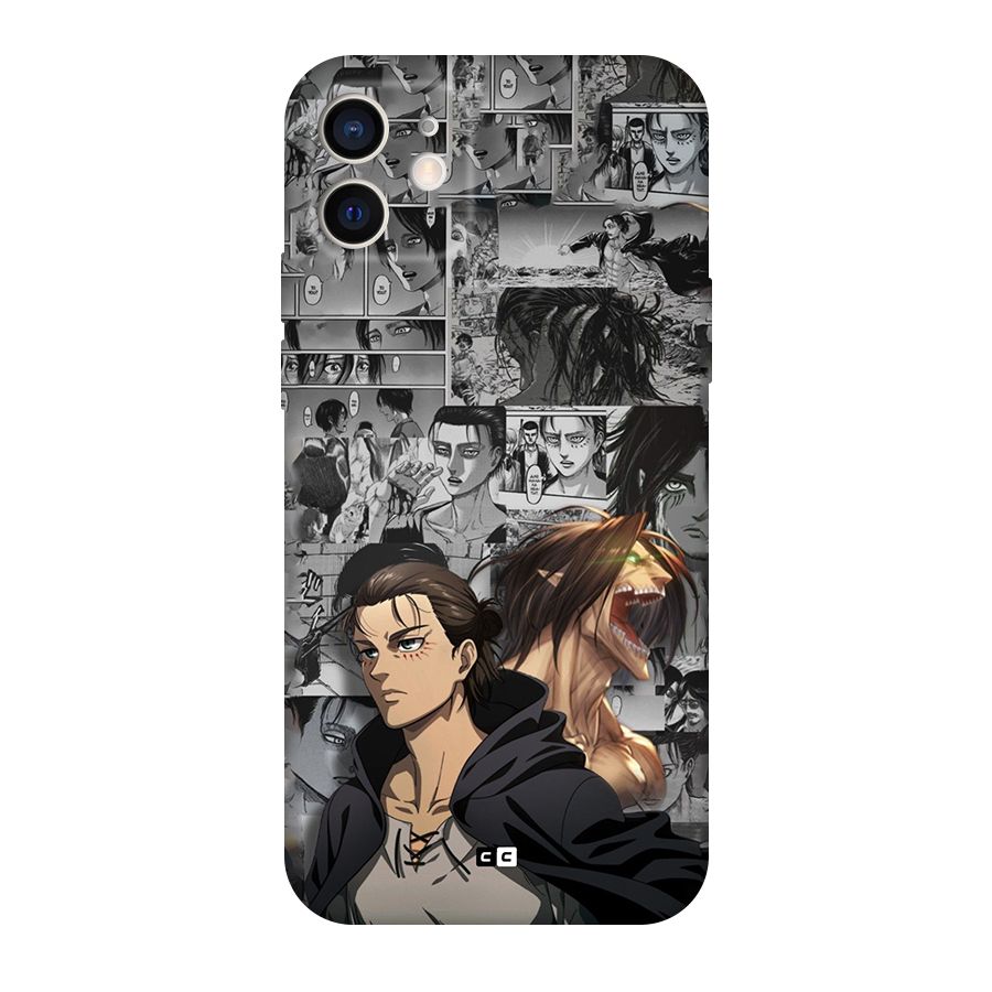 Eren Yeager Manga Original Polycarbonate Back Case for iPhone 12