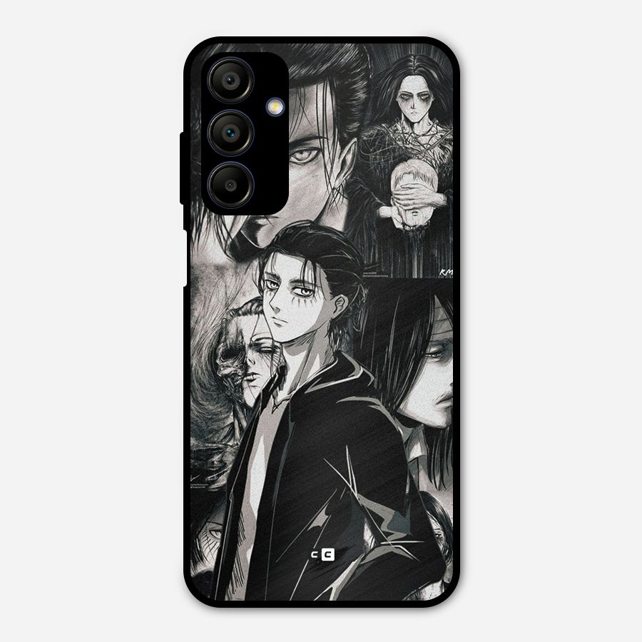 Eren Yeager Titan Metal Back Case for Galaxy A15 5G