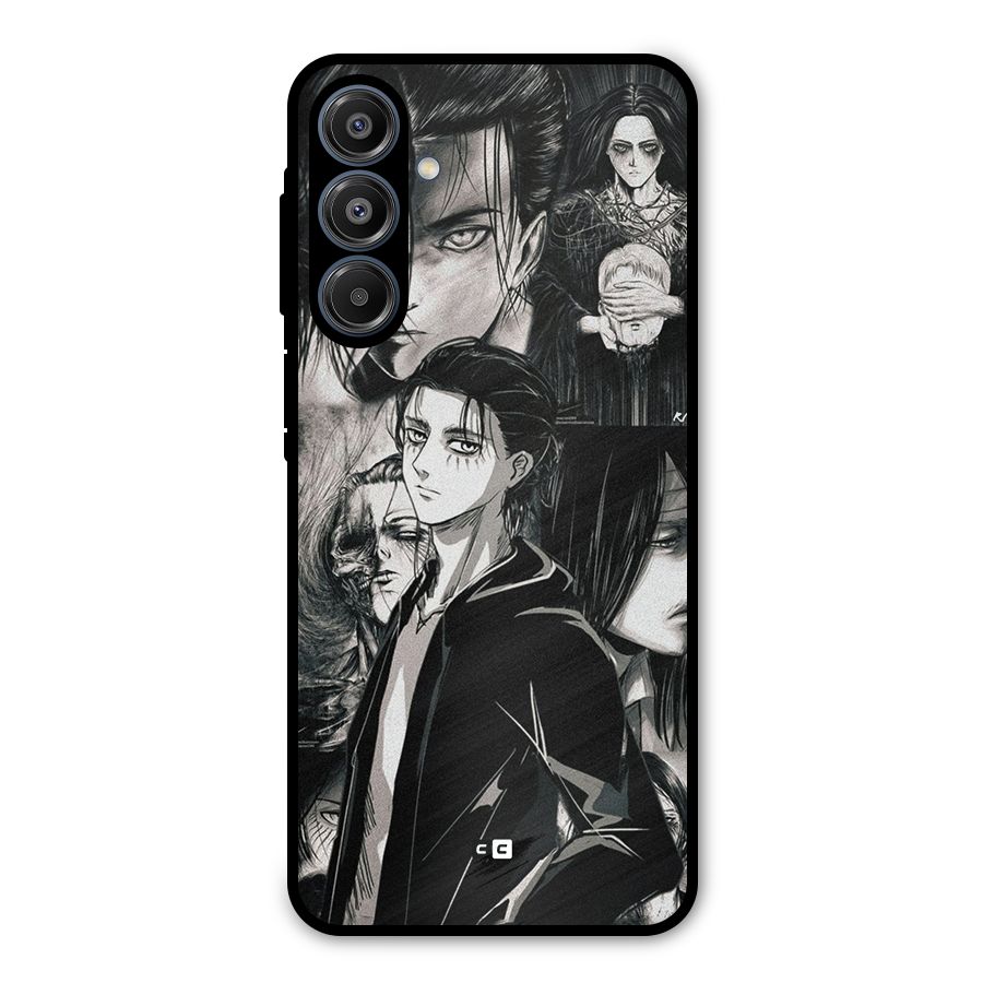 Eren Yeager Titan Metal Back Case for Galaxy A16 5G