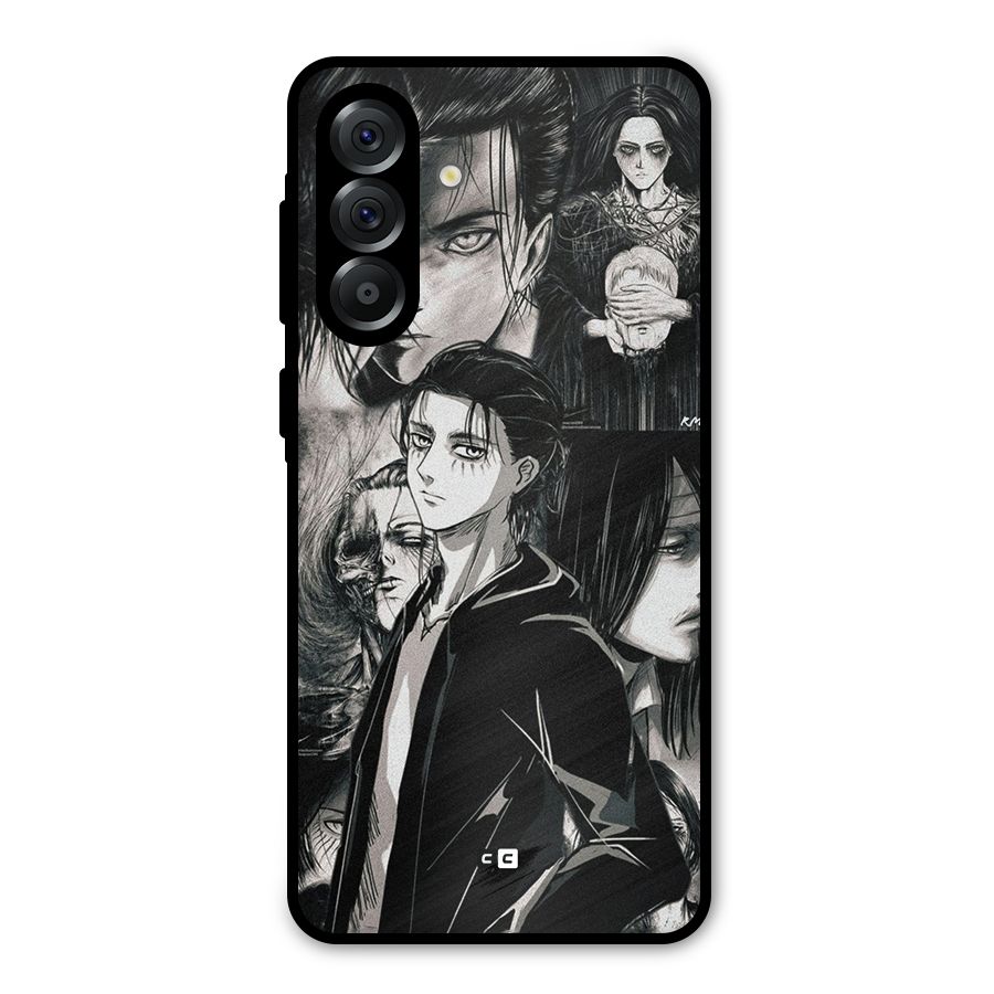 Eren Yeager Titan Metal Back Case for Galaxy A36