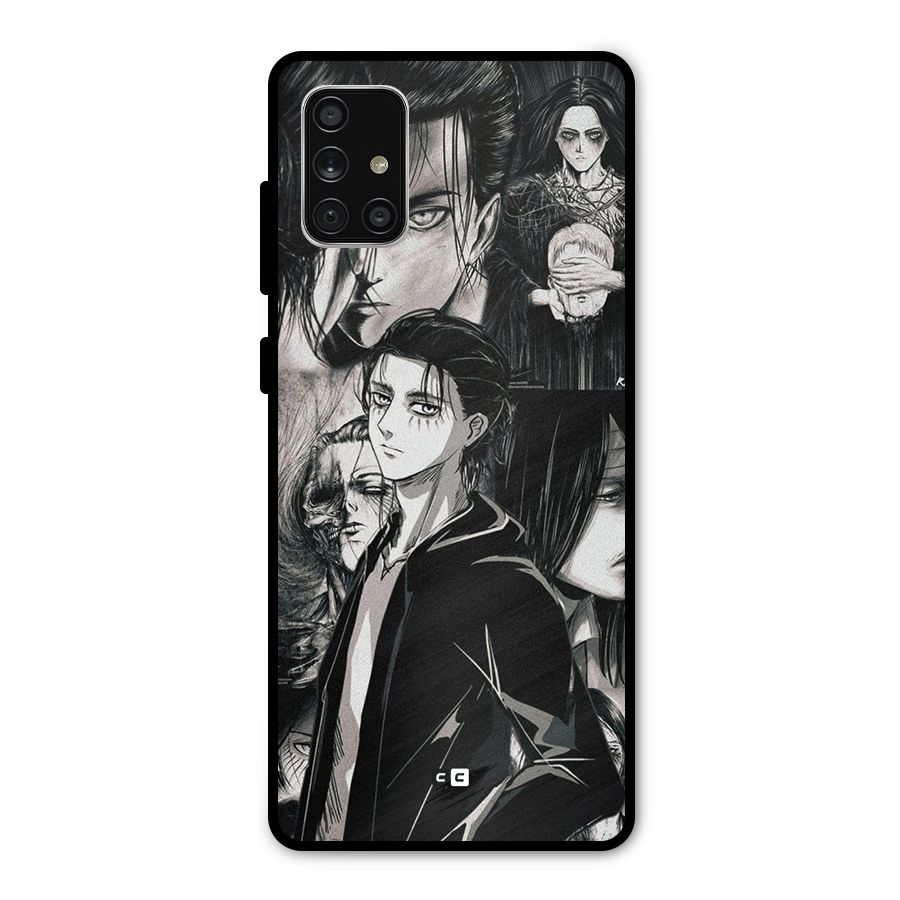 Eren Yeager Titan Metal Back Case for Galaxy A71