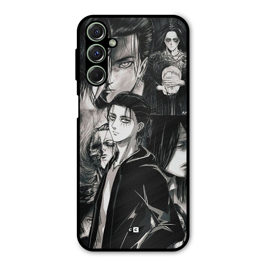 Eren Yeager Titan Metal Back Case for Galaxy F34