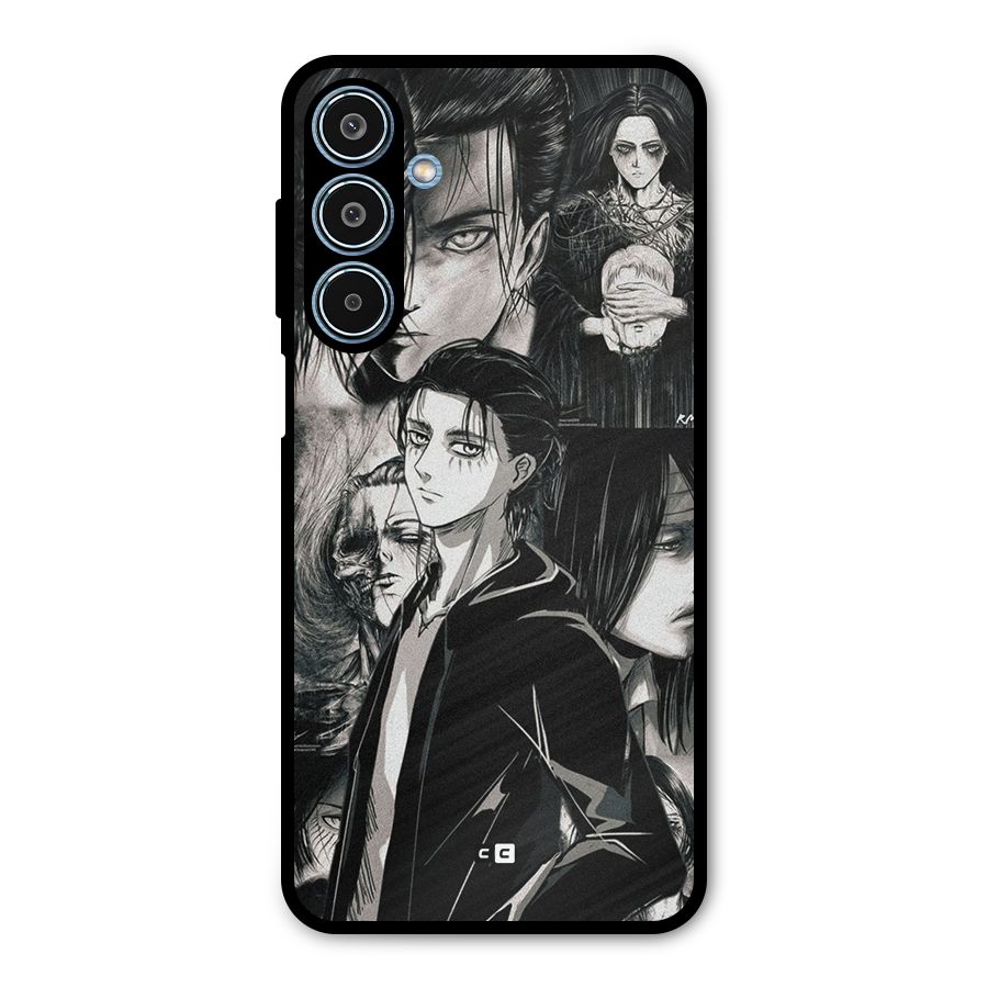 Eren Yeager Titan Metal Back Case for Galaxy M35