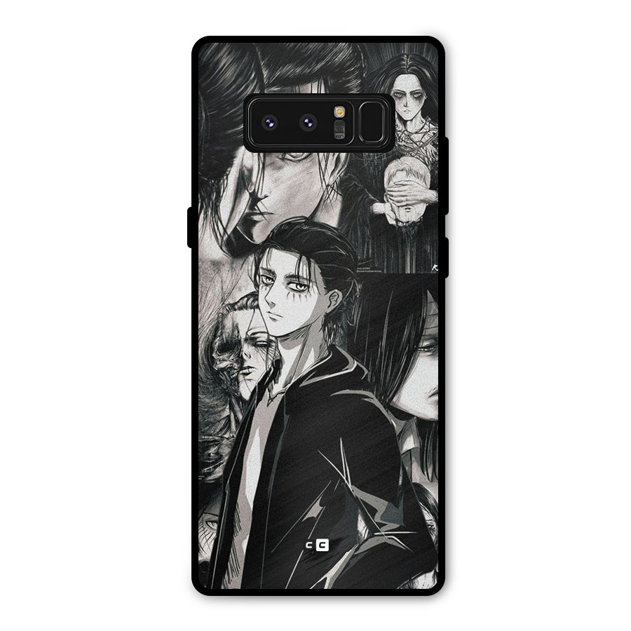 Eren Yeager Titan Metal Back Case for Galaxy Note 8