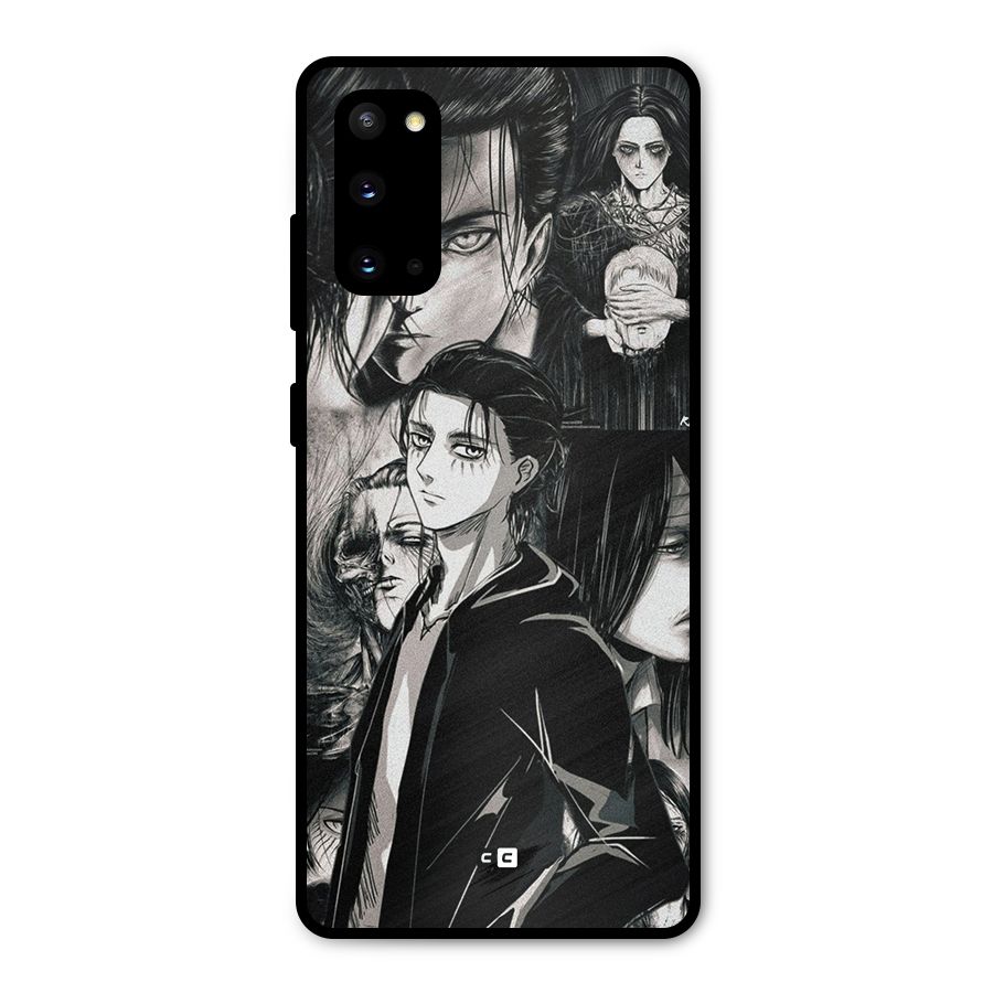 Eren Yeager Titan Metal Back Case for Galaxy S20
