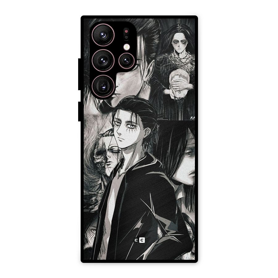 Eren Yeager Titan Metal Back Case for Galaxy S22 Ultra 5G