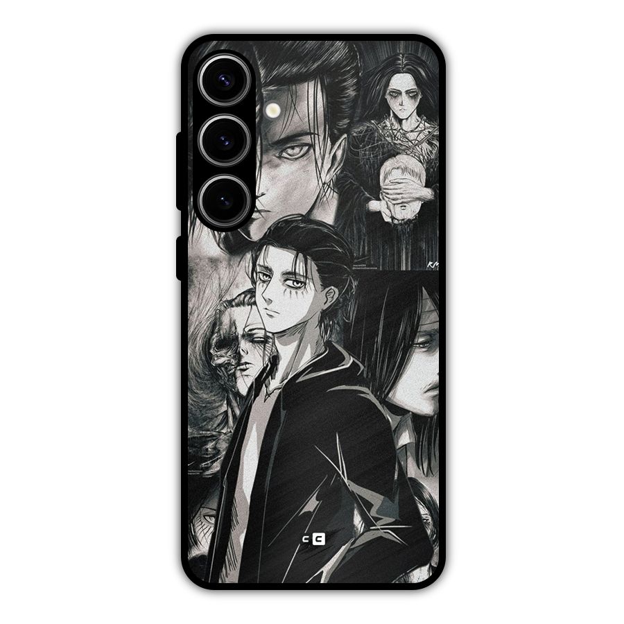 Eren Yeager Titan Metal Back Case for Galaxy S24 Plus
