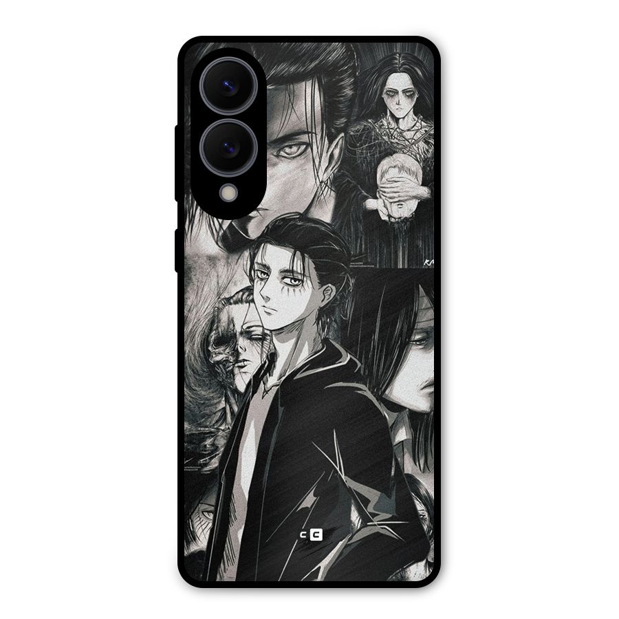 Eren Yeager Titan Metal Back Case for Galaxy S25 Edge