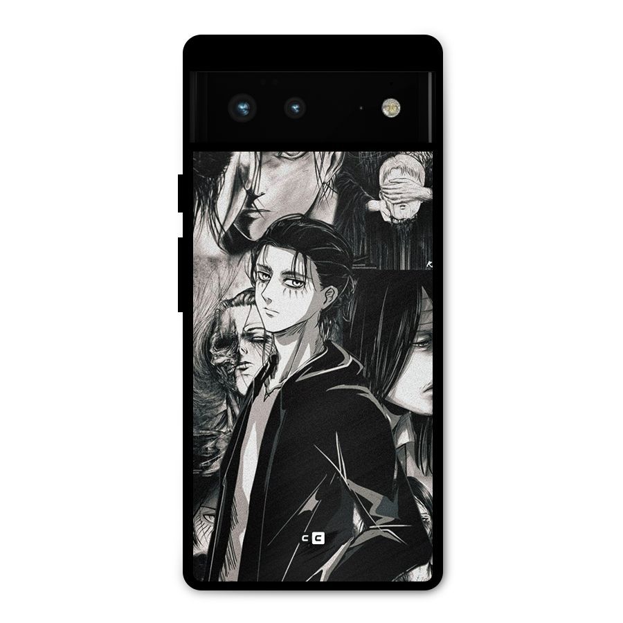 Eren Yeager Titan Metal Back Case for Google Pixel 6