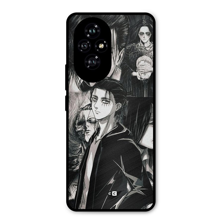 Eren Yeager Titan Metal Back Case for Honor 200