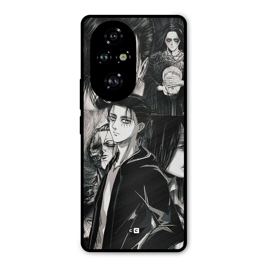 Eren Yeager Titan Metal Back Case for Honor 200 Pro