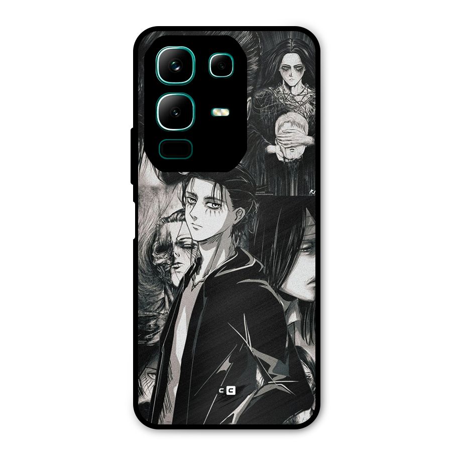 Eren Yeager Titan Metal Back Case for Infinix Note 50x