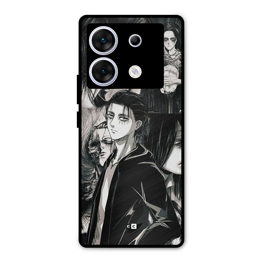 Eren Yeager Titan Metal Back Case for Infinix Zero 30 5G