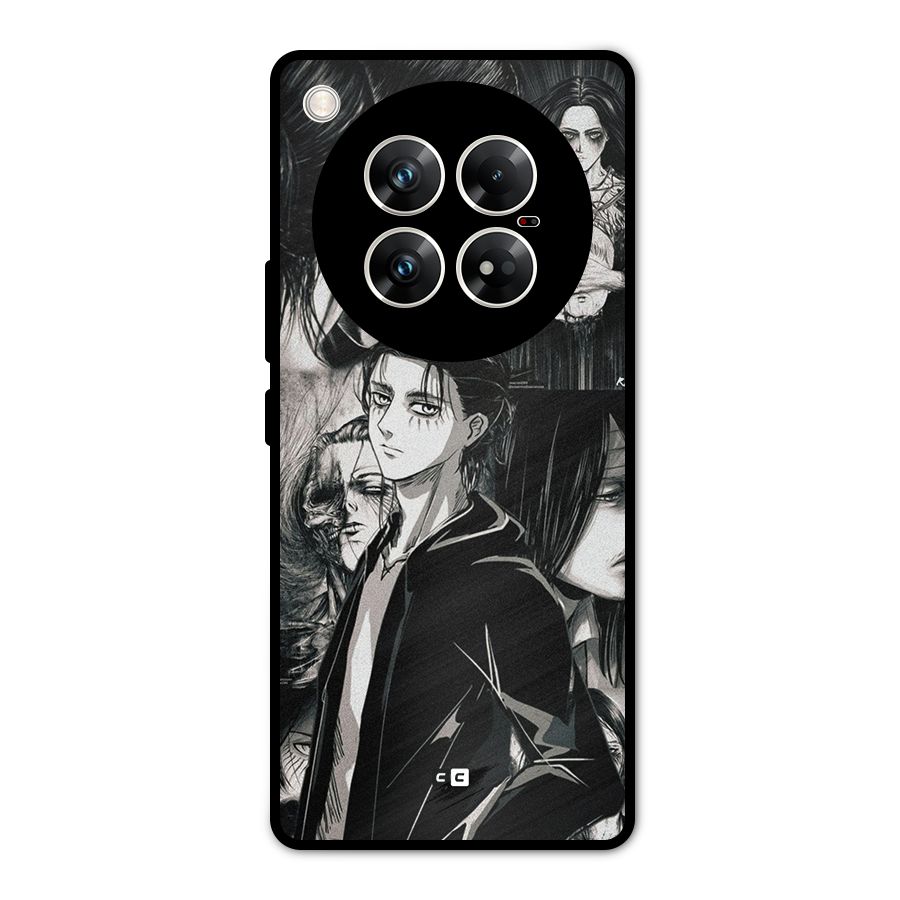 Eren Yeager Titan Metal Back Case for Infinix Zero 40 5G