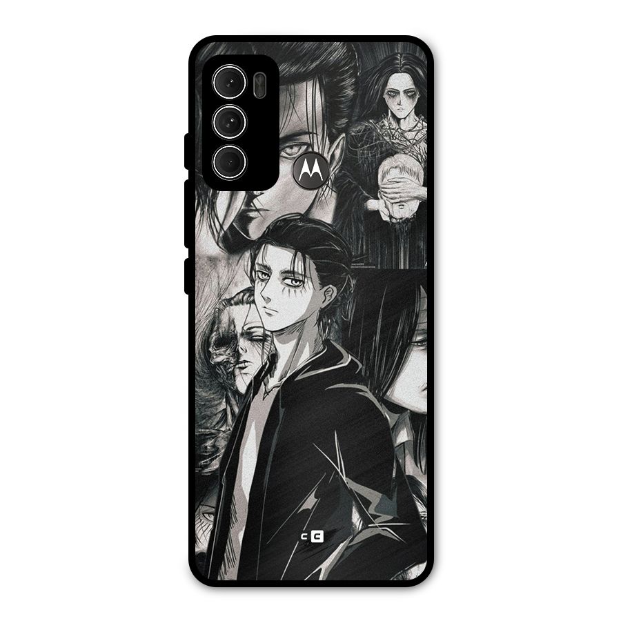 Eren Yeager Titan Metal Back Case for Moto G60