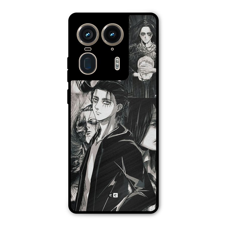Eren Yeager Titan Metal Back Case for Motorola Edge 50 Ultra