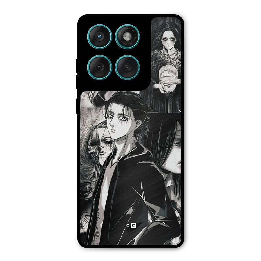Eren Yeager Titan Metal Back Case for Motorola Edge 60 Fusion