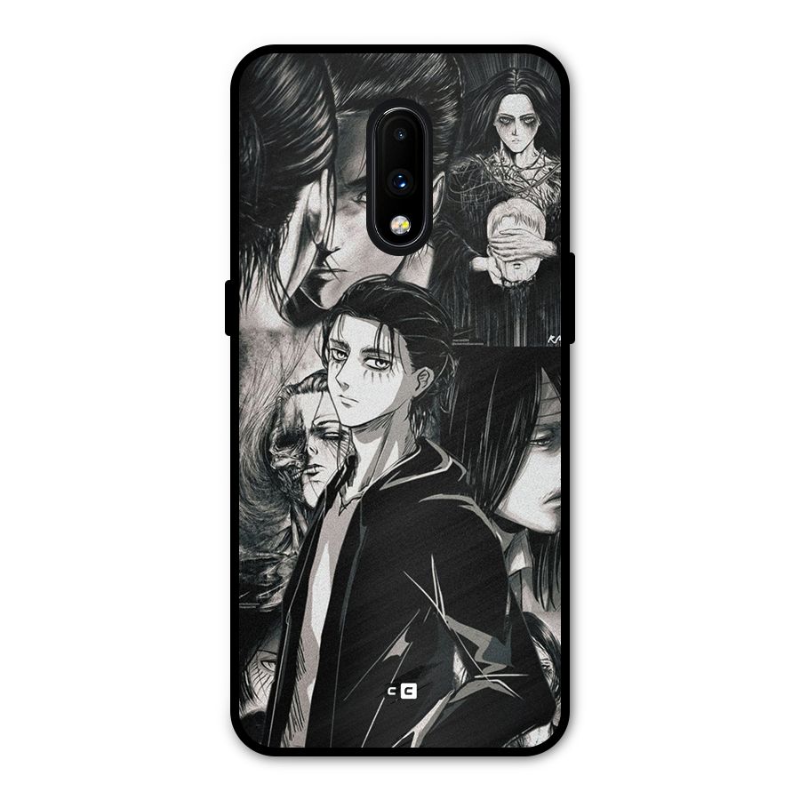 Eren Yeager Titan Metal Back Case for OnePlus 7