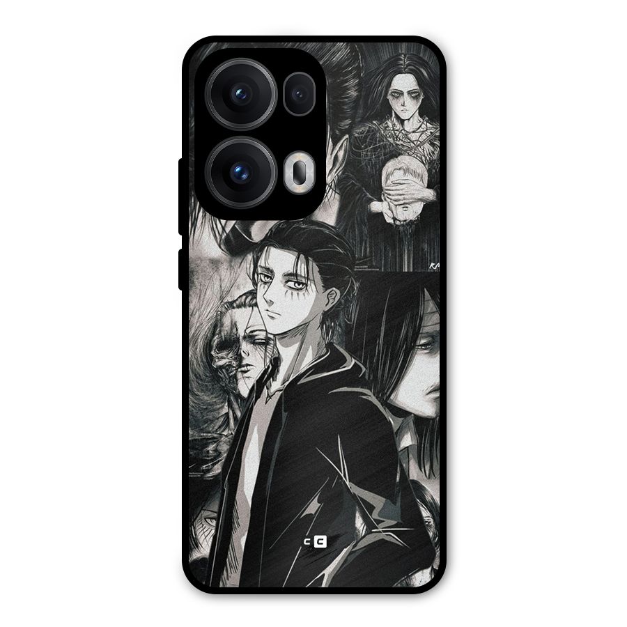 Eren Yeager Titan Metal Back Case for Oppo Reno13 Pro