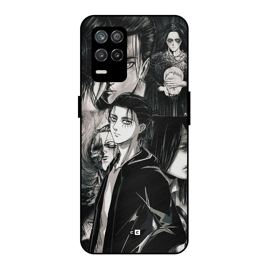 Eren Yeager Titan Metal Back Case for Realme 8s 5G