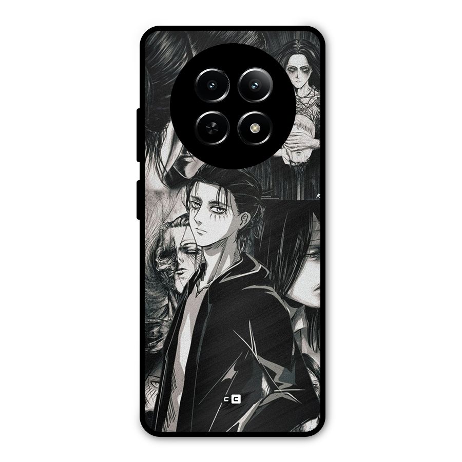 Eren Yeager Titan Metal Back Case for Realme Narzo 70x 5G