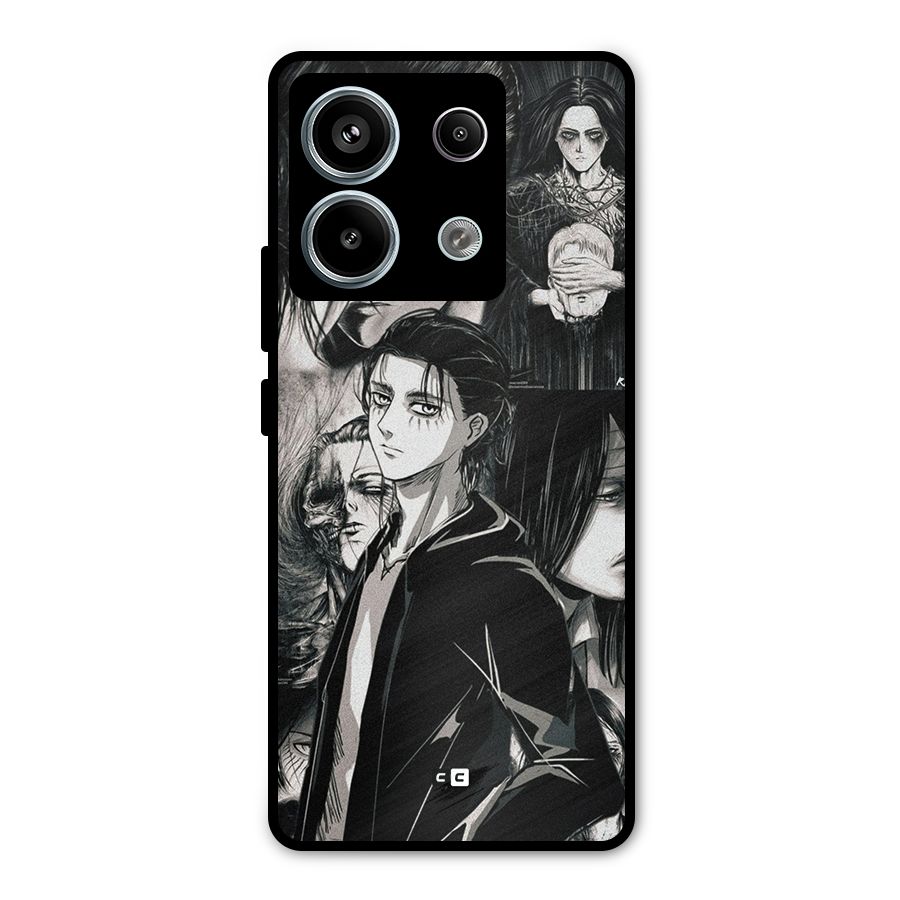 Eren Yeager Titan Metal Back Case for Redmi Note 13 Pro 5G