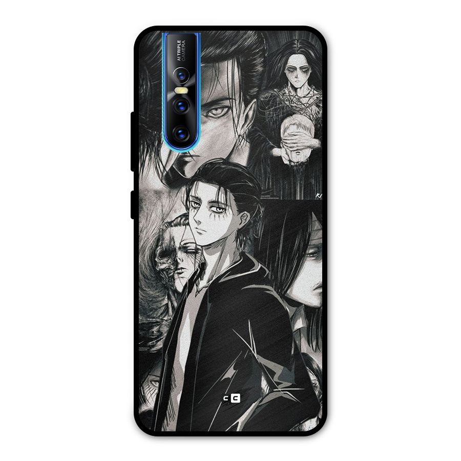 Eren Yeager Titan Metal Back Case for Vivo V15 Pro